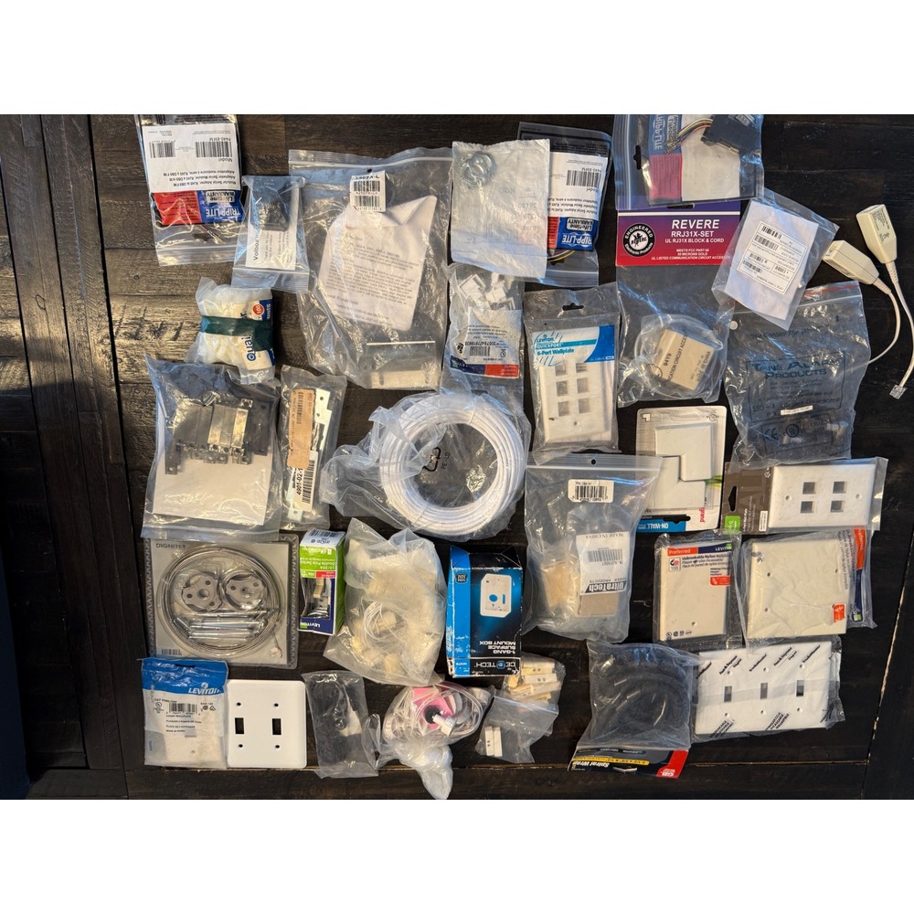 Leviton Tripp Lite Legrand Networking Electrical Wall Plate‎ Adapter Bulk Lot